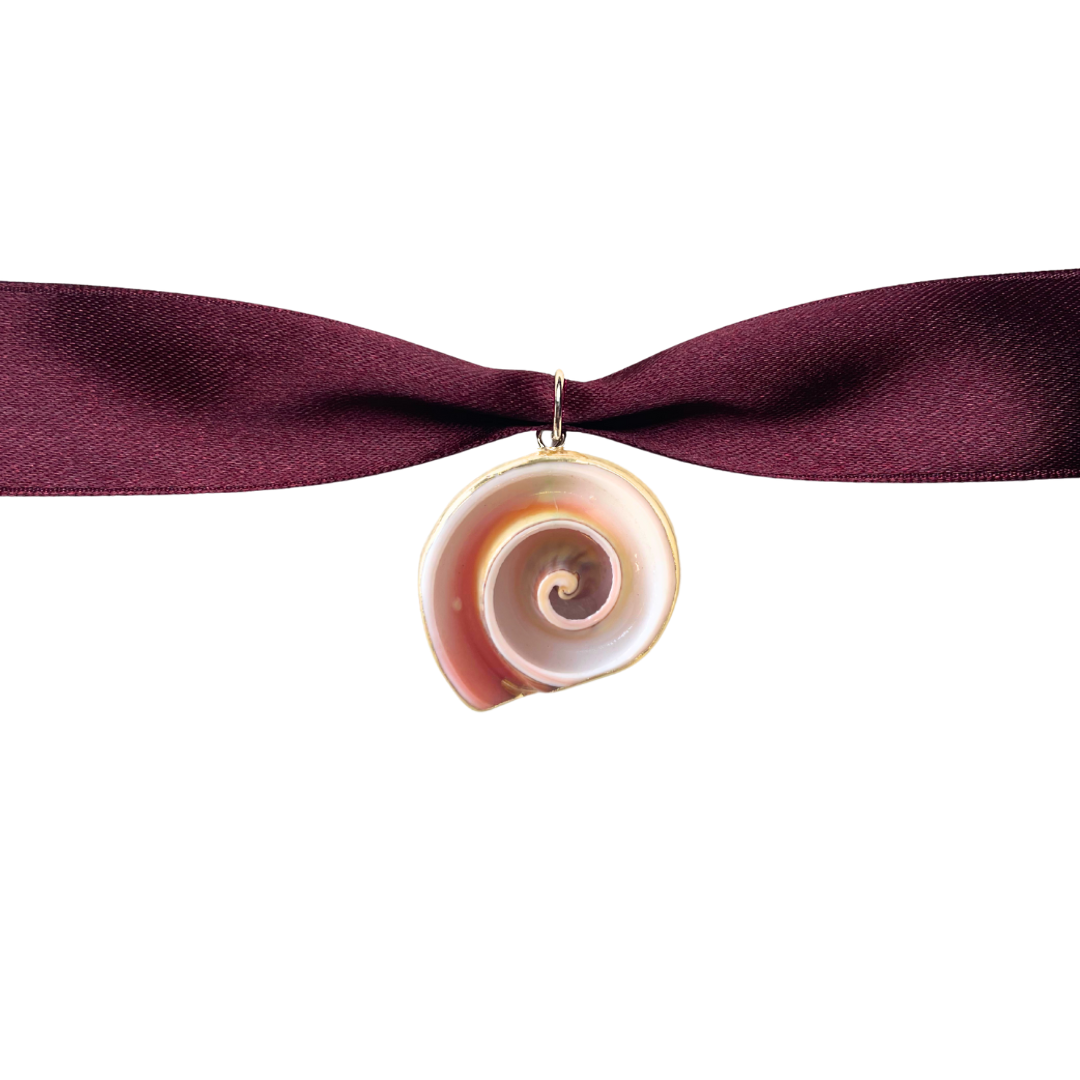 VIVACE — Wide Satin Ribbon in Deep Garnet
