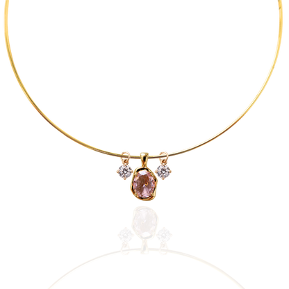 UMI - Pink Oval Charm