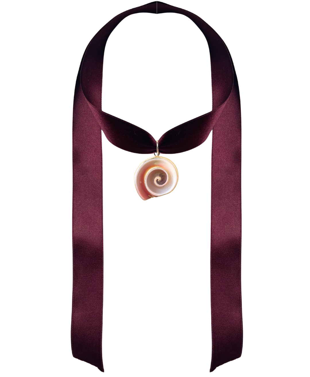 VIVACE — Wide Satin Ribbon in Deep Garnet