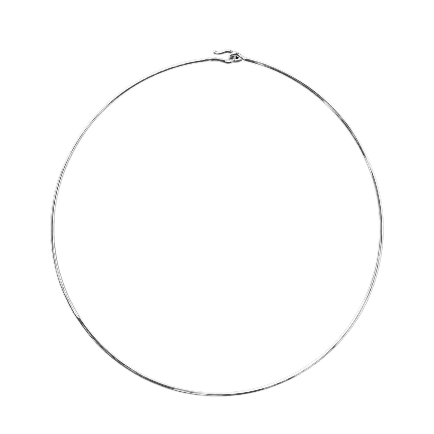 Thin Chain Necklace – Silver