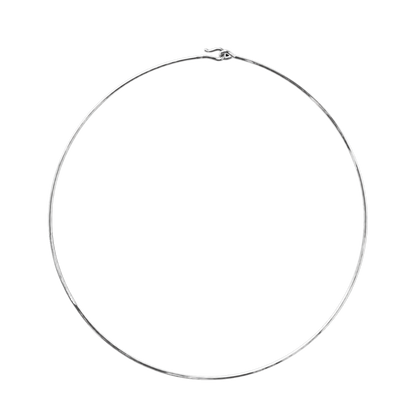 Thin Chain Necklace – Silver