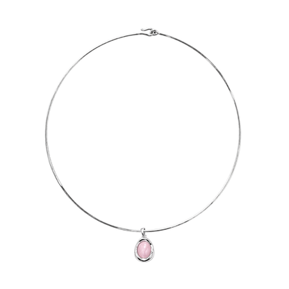 Sera - Pink Oval Charm