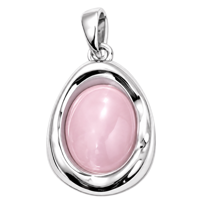 Sera - Pink Oval Charm