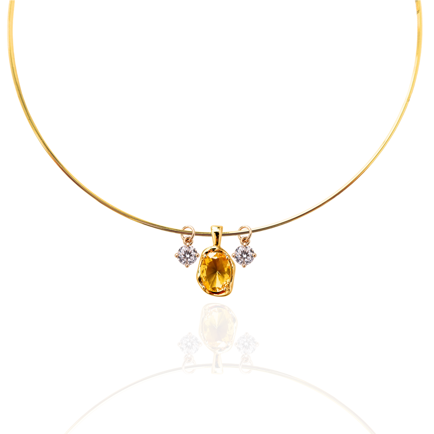 STELA – Charm Ovalado Amarillo 