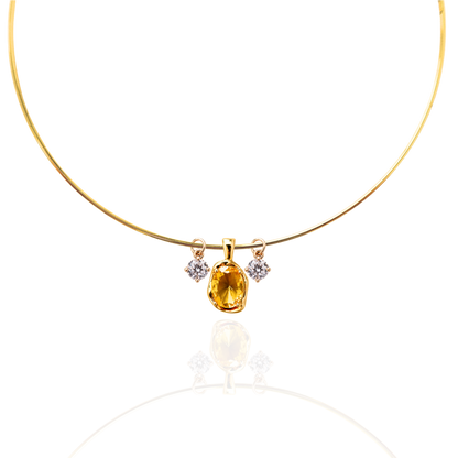 STELA – Charm Ovalado Amarillo 