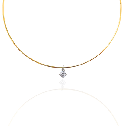 FINNA - Charm solitario redondo de plata