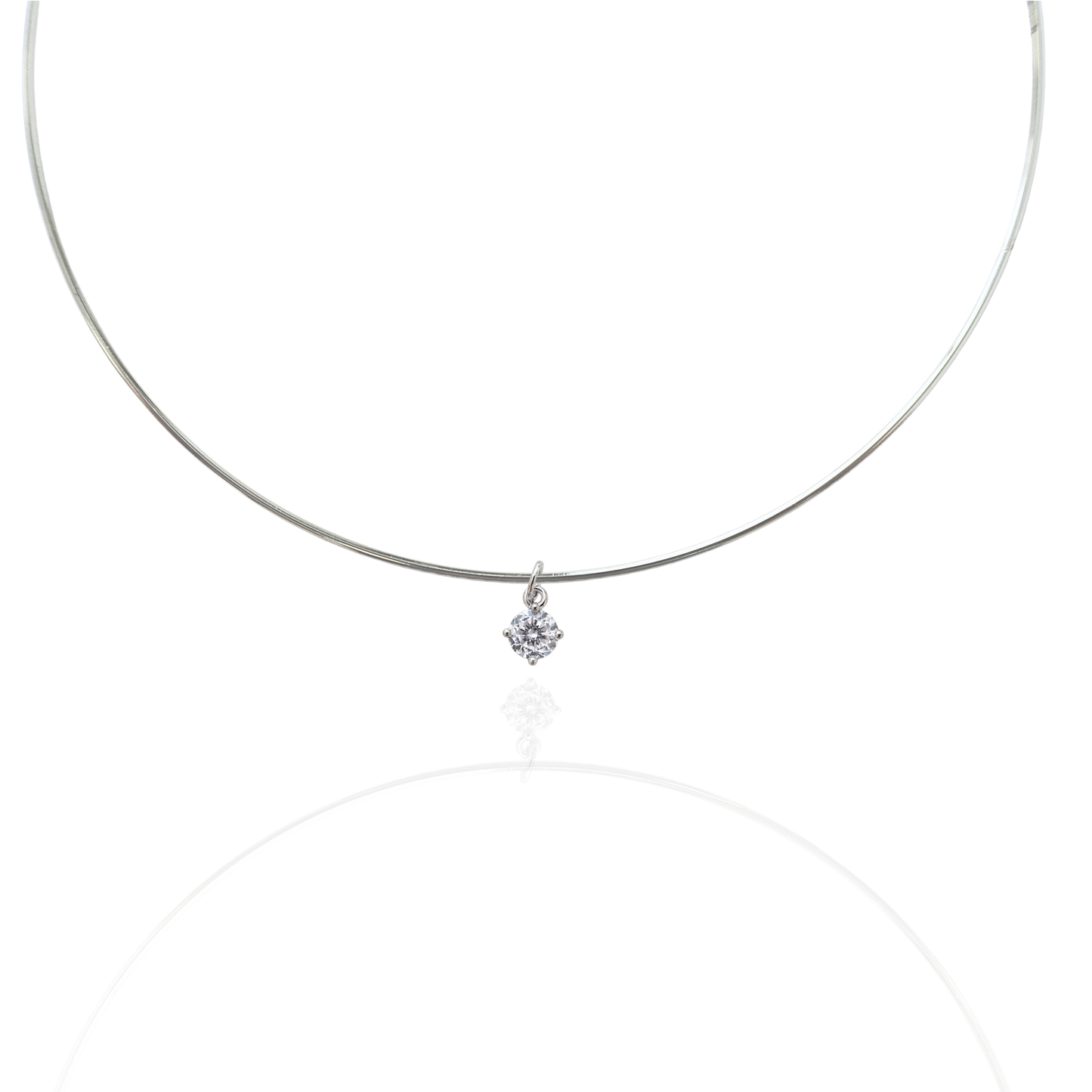 Thin Chain Necklace – Silver