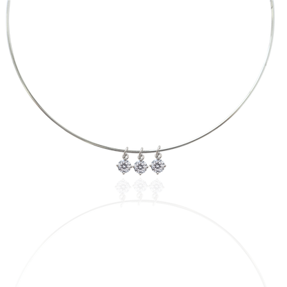 FINNA - Charm solitario redondo de plata