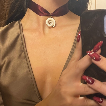 VIVACE — Wide Satin Ribbon in Deep Garnet