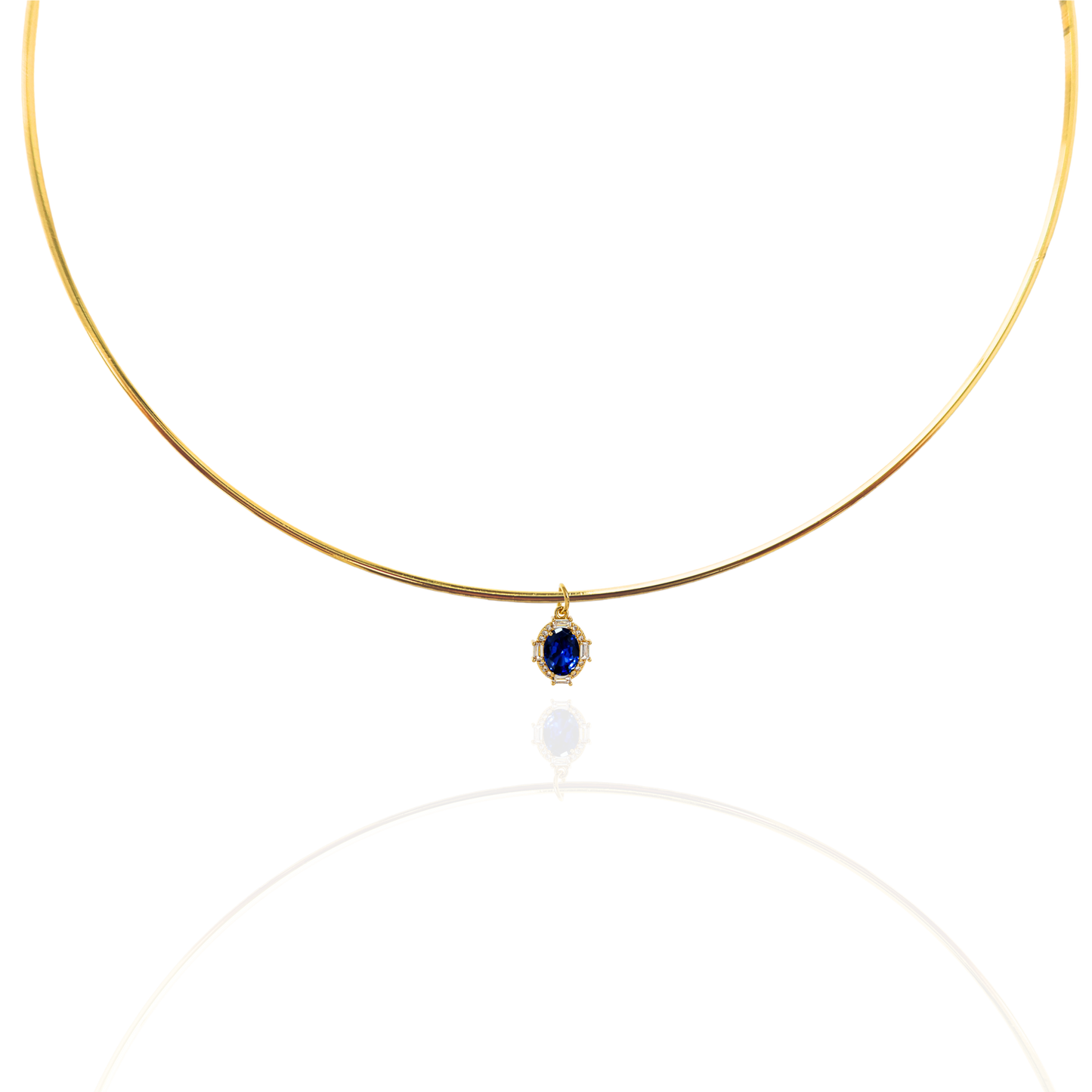 MARA - Charm octogonal azul