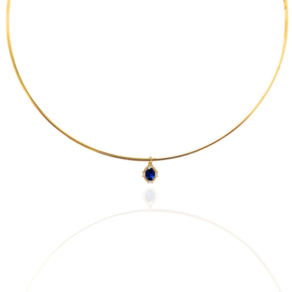 MARA - Charm octogonal azul