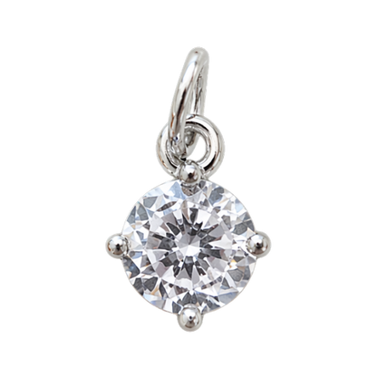 FINNA - Charm solitario redondo de plata